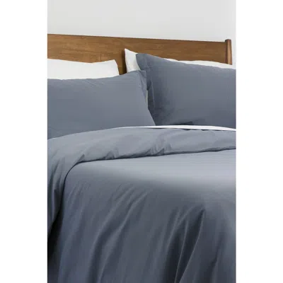 Southshore Fine Linens Luxury Essentials Duvet Cover Set In Steel Blue