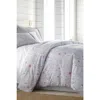 Southshore Fine Linens Luxury Premium Floral Collection Duvet Cover Set In Gray
