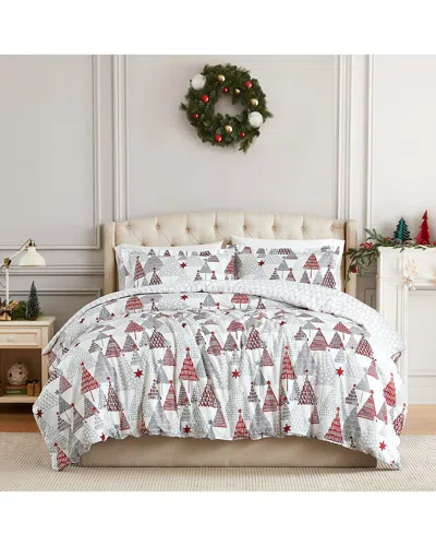SOUTHSHORE FINE LINENS SOUTHSHORE FINE LINENS MERRY & BRIGHT HOLIDAY DUVET COVER SET