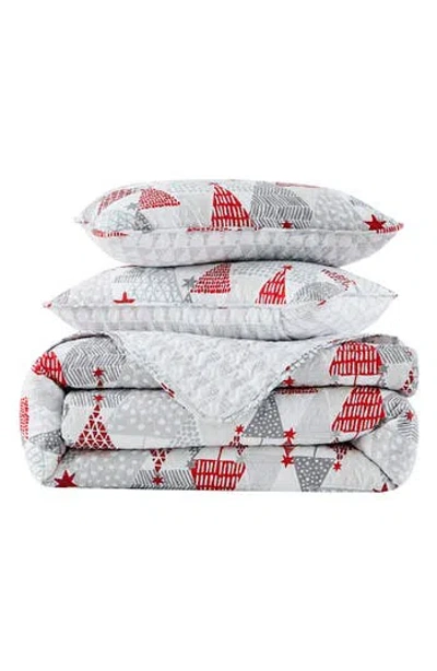 Southshore Fine Linens Merry And Bright Oversize Holiday Quilt Set