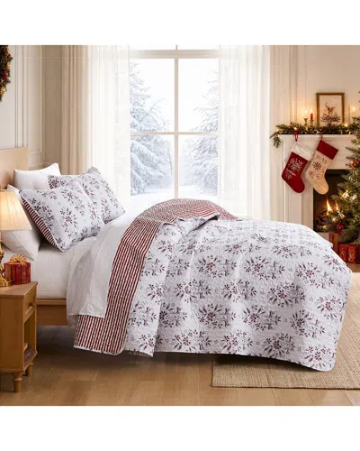 Southshore Fine Linens Merry Manor Oversized Christmas Quilt Set In Multi