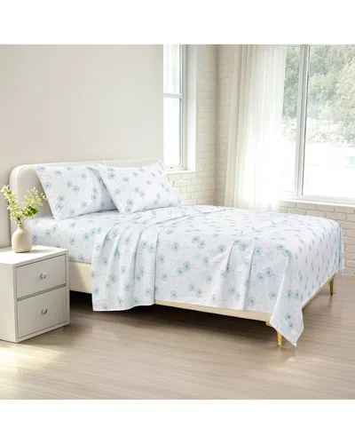 Southshore Fine Linens Modern Chic Ultra Soft Deep Pocket Sheet Set In Blue