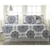 Southshore Fine Linens Modern Printed Duvet Cover Set In Blue