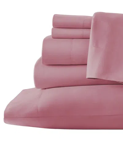 Southshore Fine Linens No-slip Ultra Soft Deep Pocket 6-piece Sheet Set, Queen In Pink