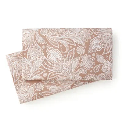 Southshore Fine Linens Paisley Perfect Paisley Microfiber Pillowcase In Brown