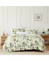 Southshore Fine Linens Passiflora Sateen Duvet Cover Set In Cream