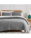 Southshore Fine Linens Pebbles Quilt And Sham Set In Grey