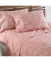 Southshore Fine Linens Perfect Paisley Sheet Set Bedding In Coral