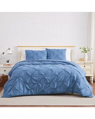 Southshore Fine Linens Pintuck Microfiber Duvet Cover Set In Red