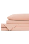 Southshore Fine Linens Premium Collection Pleated Extra Deep Pocket Sheet Set In Blush