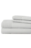 Southshore Fine Linens Premium Collection Pleated Extra Deep Pocket Sheet Set In Light Grey