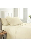 Southshore Fine Linens Premium Collection Pleated Extra Deep Pocket Sheet Set In Off White