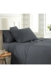 Southshore Fine Linens Premium Collection Pleated Extra Deep Pocket Sheet Set In Slate