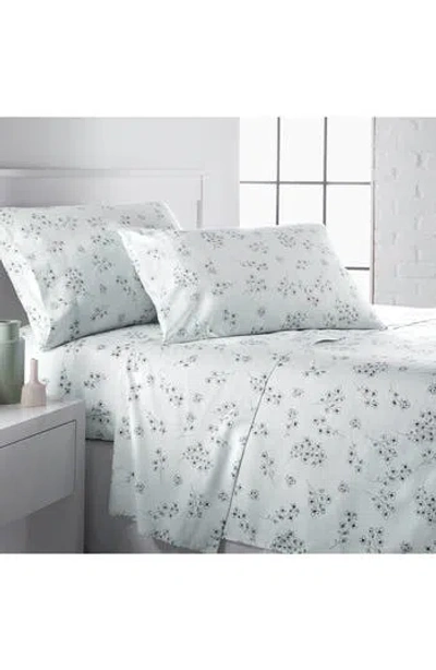 Southshore Fine Linens Premium Collection Printed Deep Pocket Sweet Flowers Sheet Set In White