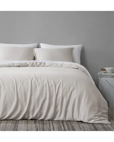 Southshore Fine Linens Premium Luxury Duvet Cover Set In Bone