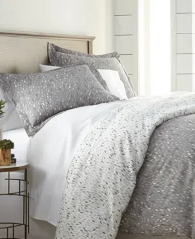 Southshore Fine Linens Premium Ultra Soft Botanical Printed 3-pc. Comforter Set, Full/queen In Gray