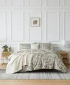 Southshore Fine Linens Rhythm 5 Piece Comforter Set, Full/queen In Taupe