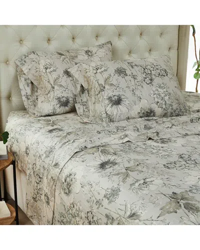 Southshore Fine Linens Skye 300 Thread Count Cotton Extra Deep Pocket Sheet  Set In Neutral