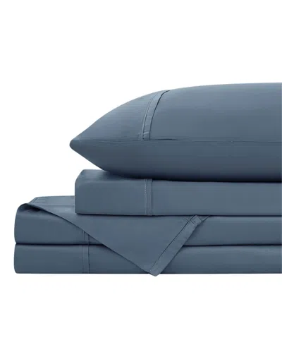 Southshore Fine Linens Solid Extra Deep Pocket 500- Thread Count 4-pc. Sheet Set, California King In Blue