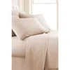 Southshore Fine Linens Southshore Essentials Double Brushed 100 Gsm Sheet Set In Light Peach