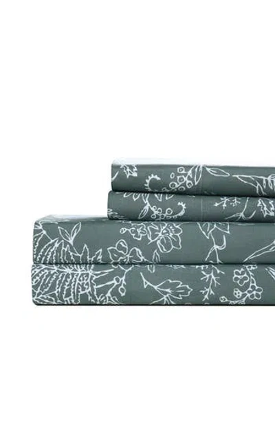 Southshore Fine Linens Winter Brush Sheet Set In Multi