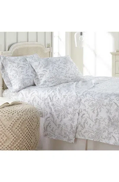 Southshore Fine Linens Winter Brush Sheet Set In Multi