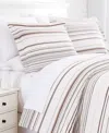 Southshore Fine Linens Stripe 3-pc. Comforter Set, King In Taupe