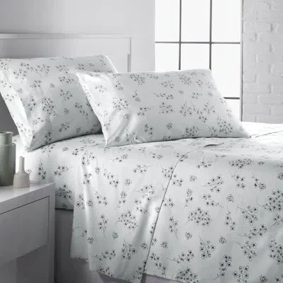Southshore Fine Linens Sweet Florals Collection Floral Sheet Set In Multi