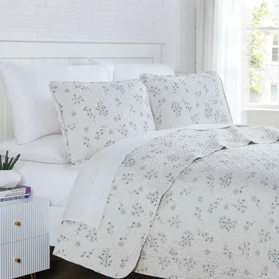 Southshore Fine Linens Sweet Florals Oversized Quilt Set In Multi