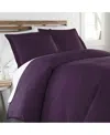 Southshore Fine Linens Ultra-soft Lightweight Embroidered 3-pc. Quilt Set, Full/queen In Purple