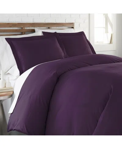 Southshore Fine Linens Ultra-soft Lightweight Embroidered 3-pc. Quilt Set, Full/queen In Purple