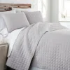 Southshore Fine Linens Ultra-soft Oversized Quilt Set In Gray
