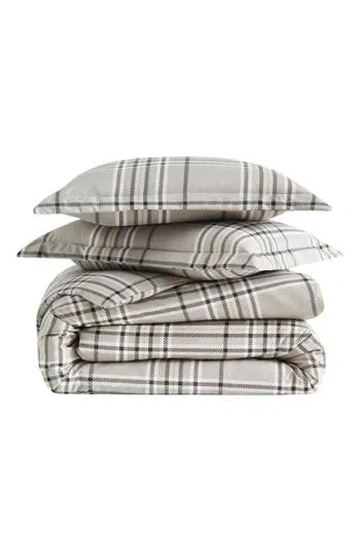 Southshore Fine Linens Vilano Plaid Duvet Cover Set In Mocha