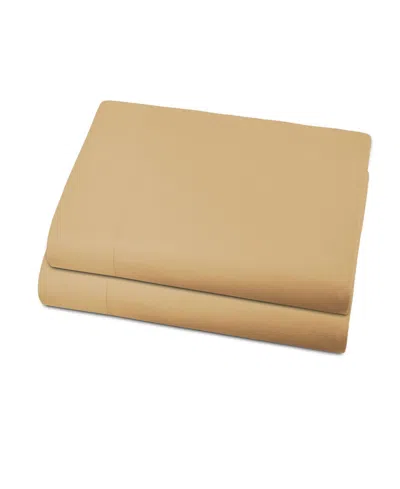 Southshore Fine Linens Vilano Premium Ultra Soft 2-pack Flat Sheet Set, Full In Yellow