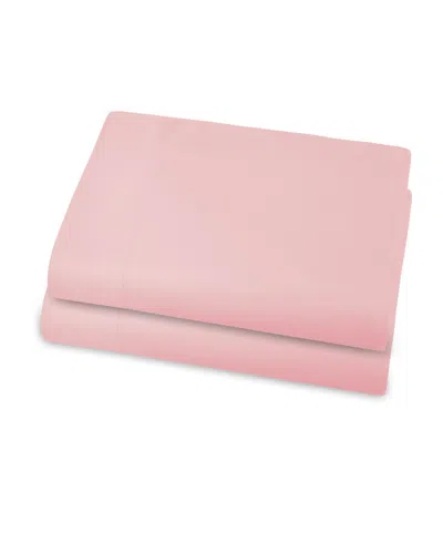 Southshore Fine Linens Vilano Premium Ultra Soft 2-pack Flat Sheet Set, Twin In Pink