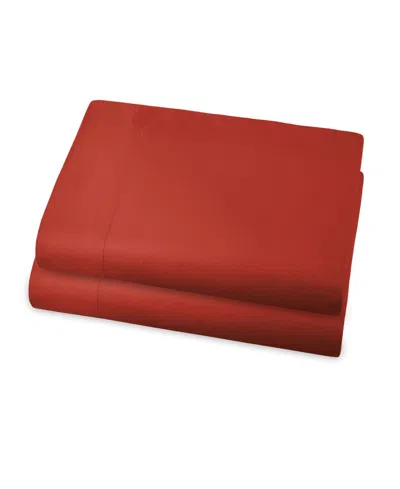 Southshore Fine Linens Vilano Premium Ultra Soft Flat 2-pack Sheet, Queen In Red