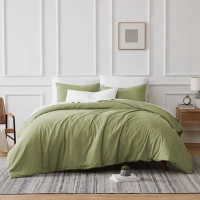 Southshore Fine Linens Vilano Springs Duvet Cover Set In Green