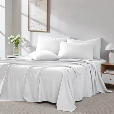 Southshore Fine Linens Vilano Springs Extra Deep Pocket Sheet Set, 6-piece Ultra Soft Microfiber Sheets And Pillow Cases, W In White