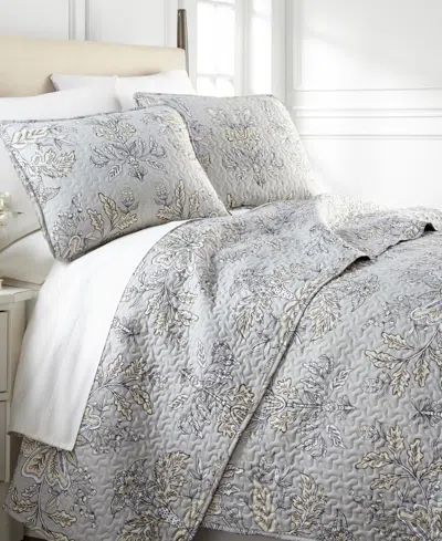 Southshore Fine Linens Vintage-look Garden 3-pc. Quilt Set, Twin/twin Xl In Sand