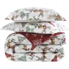 Southshore Fine Linens White Christmas Oversize Holiday Comforter Set In White Christmas