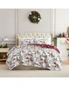 Southshore Fine Linens White Christmas Oversized Quilt Set