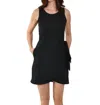 SOUTHWIND CABO WRAP DRESS IN BLACK