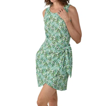 Southwind Cabo Wrap Dress In Jungle In Green