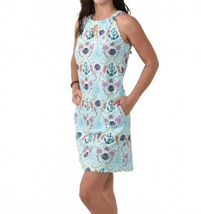 Southwind Charleston Dress In Seaside In Blue