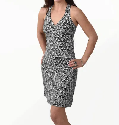 Southwind Chesapeake Dress In Fans In Black