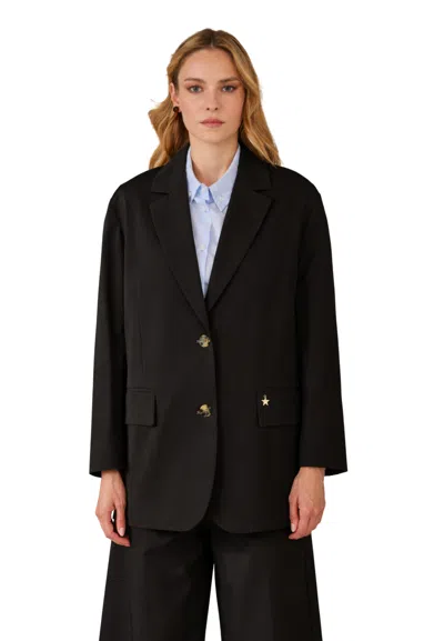 Souvenir Blazer Woman  Over In Black