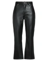 Souvenir Privée Woman Pants Black Size L Polyester, Polyurethane In Black