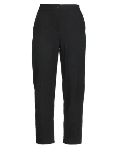Souvenir Privée Woman Pants Black Size L Polyester, Viscose