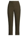 Souvenir Privée Woman Pants Military Green Size Xs Polyester, Viscose