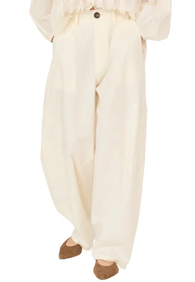 Souvenir Trousers  Balloon In White
